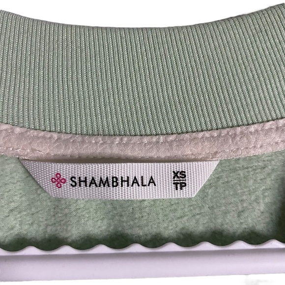 Shambhala Women's Mint Green Crewneck Athleisure Sweatshirt - Picture 6 of 8